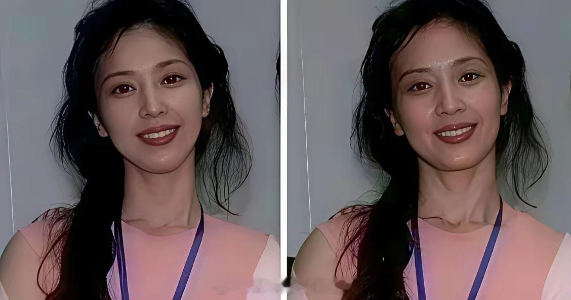 第一次知道刘亦菲妈妈这张照片是p过的，其实p前就很美，p过之后反而缺少了韵味