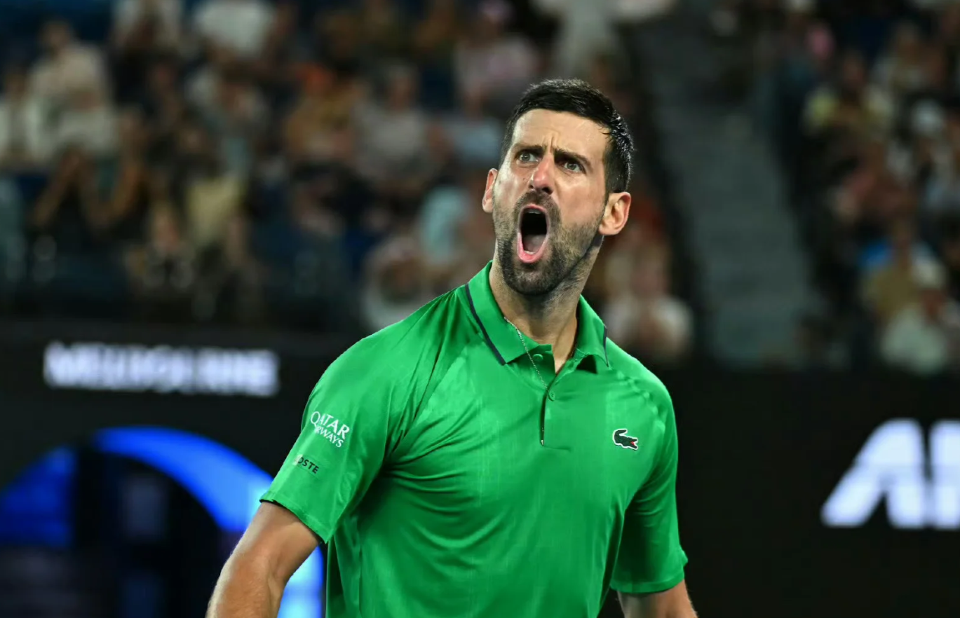 澳网男单半决赛德约科维奇3-6/6-3/4-6/6-4/6-4辛纳✅第11次