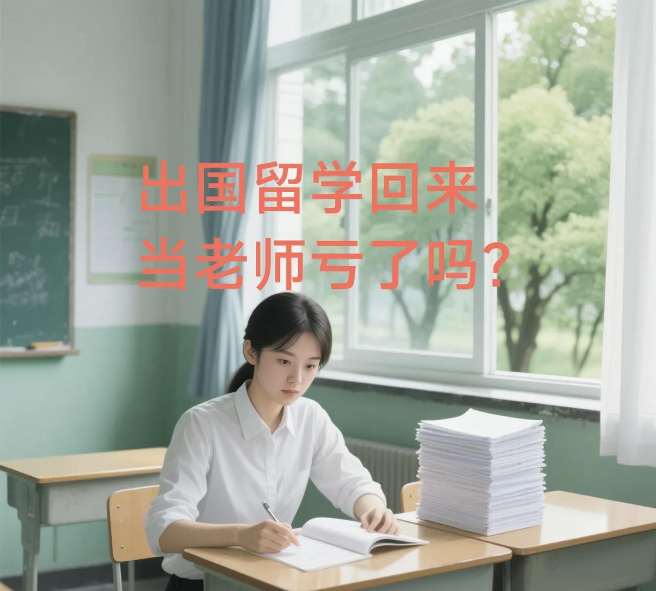 孩子出国留学四年，花费200多万，回国之后想找一个高收入的工作，但并不那么容易，