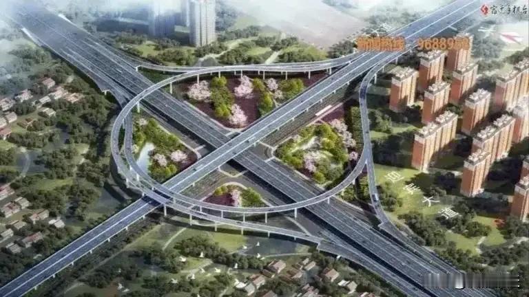 宿迁大道快速路与迎宾大道快速路互通立交桥已见雏形，期待早日通车！
