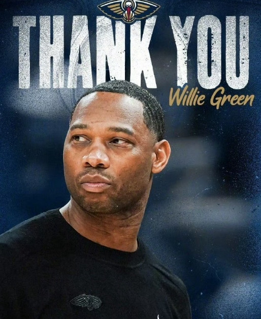 鹈鹕官方宣布解雇主帅威利-格林。本赛季鹈鹕以2胜10负开局，位列西部倒数第一。