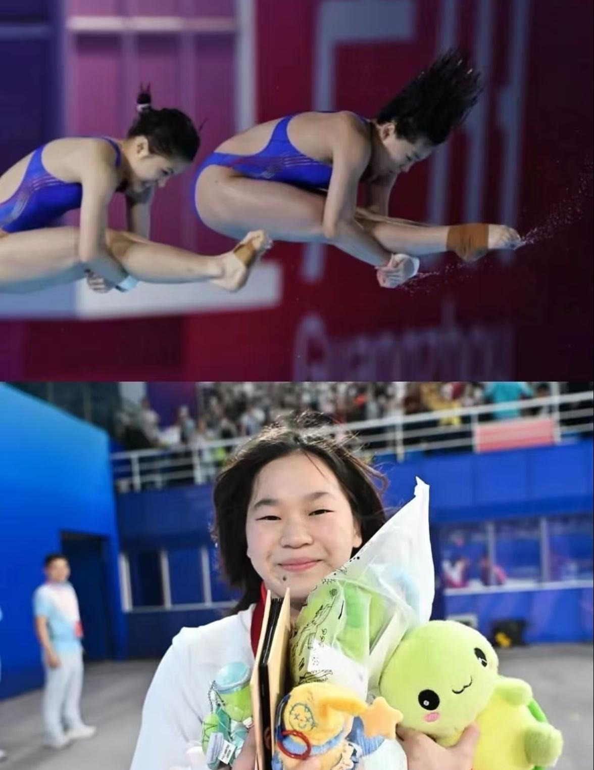 陈芋汐，虽然你在全运会得了冠军，风光无限，但是我想告诉你的是，我依旧喜欢的是