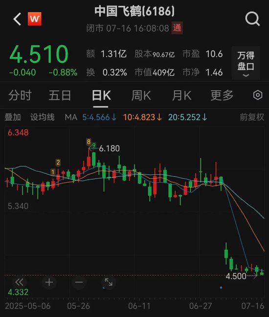 飞鹤, 爆雷了