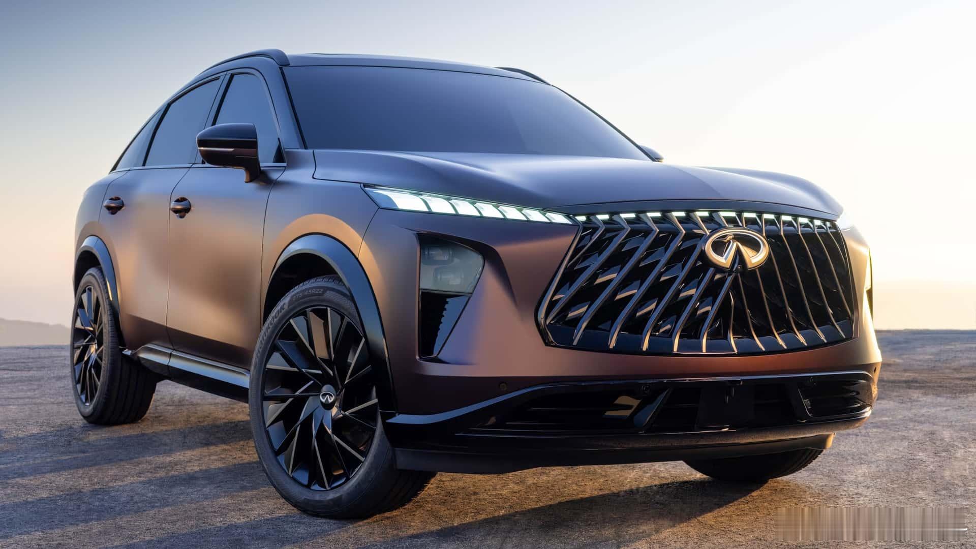 英菲尼迪qx65亮相圆石滩车展，这也是自FX（QX70）停产之后，英菲尼迪的