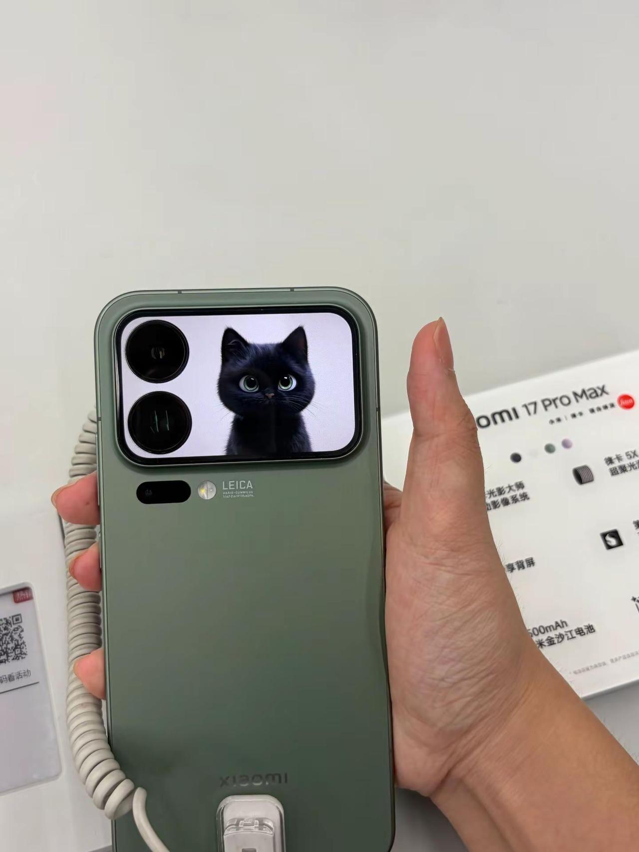 养小猫小狗的一定要体验下小米17的背屏上海小米之家小米之家猫狗