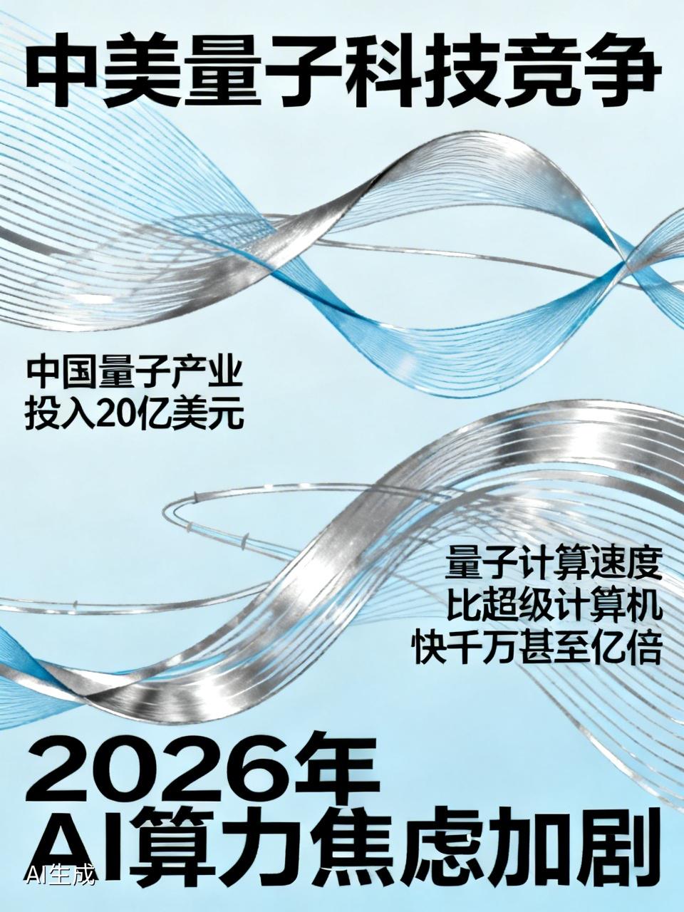 中美在量子科技产业竞争相当激烈，就像AI人工智能竞争一样不断加码。中国量子产业已