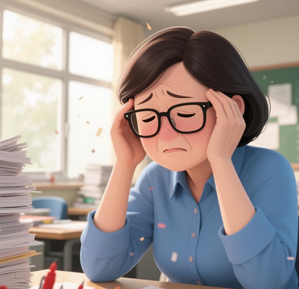 没有想到本学期学校领导给年纪大的老师的福利这么大，老老师的春天还真的来了。今天，