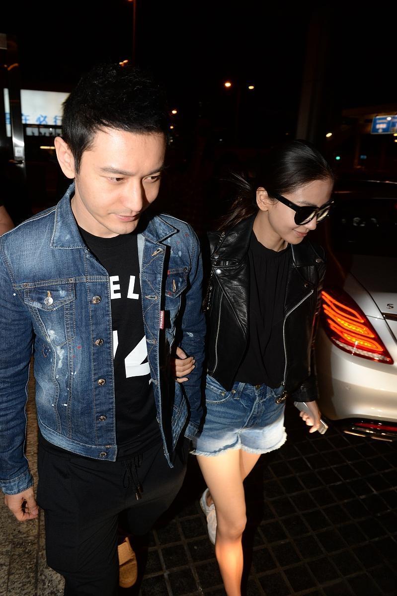 2015年6月份，黄晓明与杨颖到香港游玩，两人刚刚新婚不久，Anglababy一