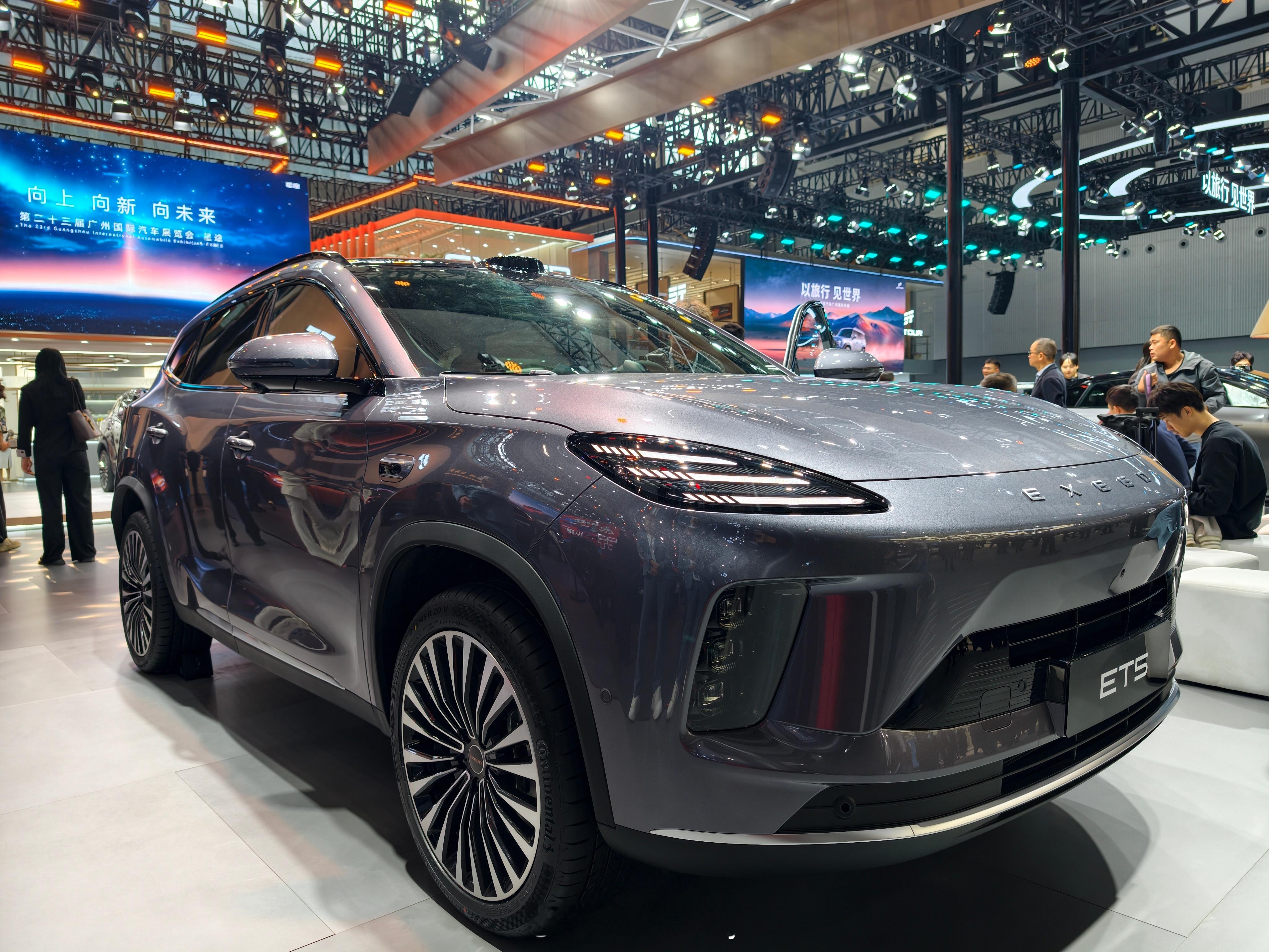 2025广州车展看星途！星途ET5凭颜值吸引，又有超强的产品力承接，这新奢智电中