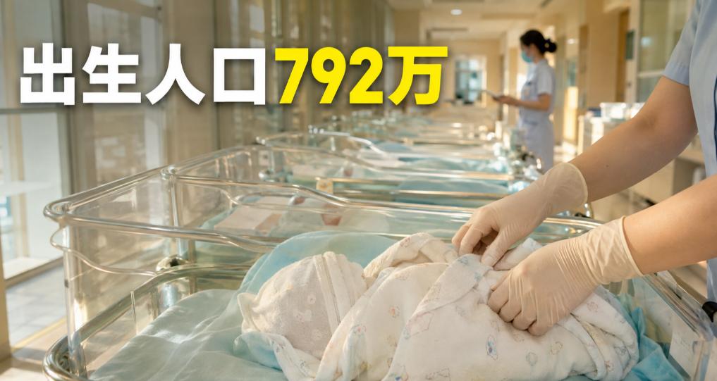 跌破新低！2025新生儿仅792万，人口拐点还会继续往下走？很多人看到出生人