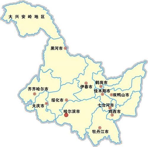 黑龙江辖12个地级市,除了省会哈尔滨(副省级城市),前省会齐齐哈尔