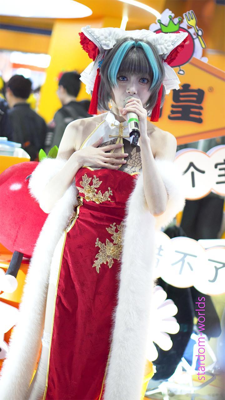 cosplay碧蓝航线cos广州漫展2026萤火虫漫展37th柴郡旗袍co