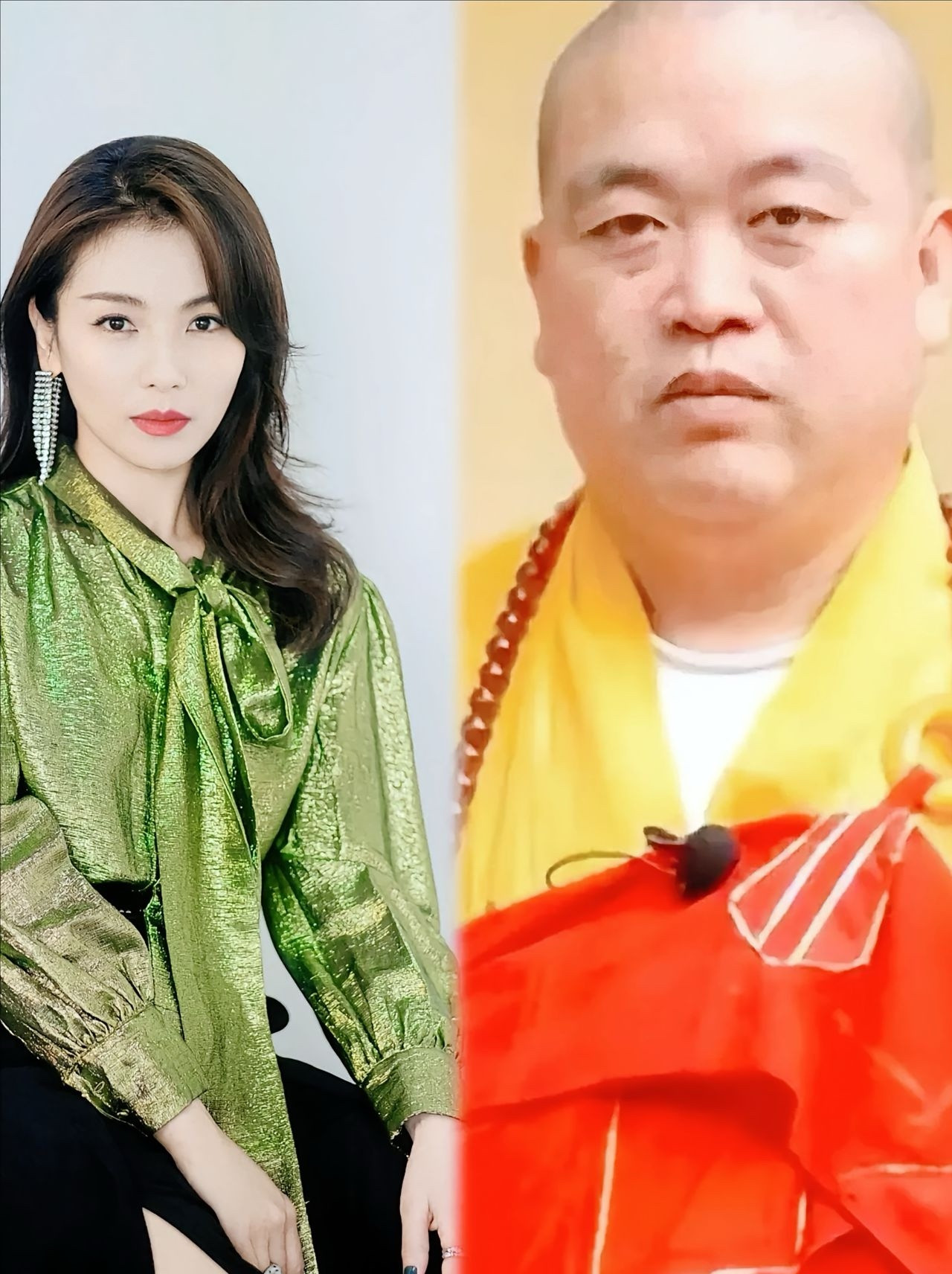 真的还是假的？有人传播刘涛和释永信的“暧昧关系”，称他们一起去酒店“开光”，并附