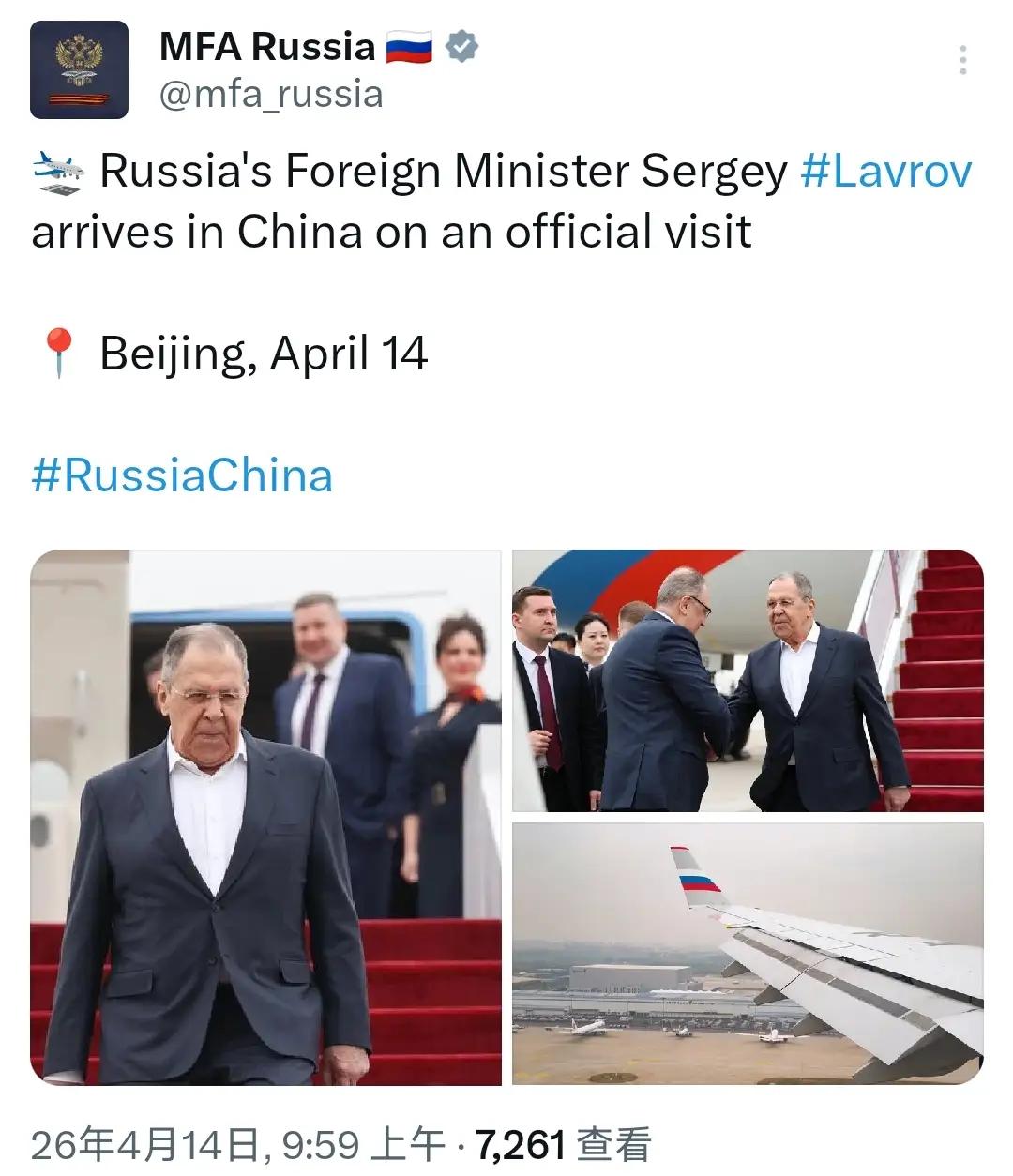 4月14号，国际外交可以说进入了某种意义上的中国时间。在越南苏林落地北京的同时，