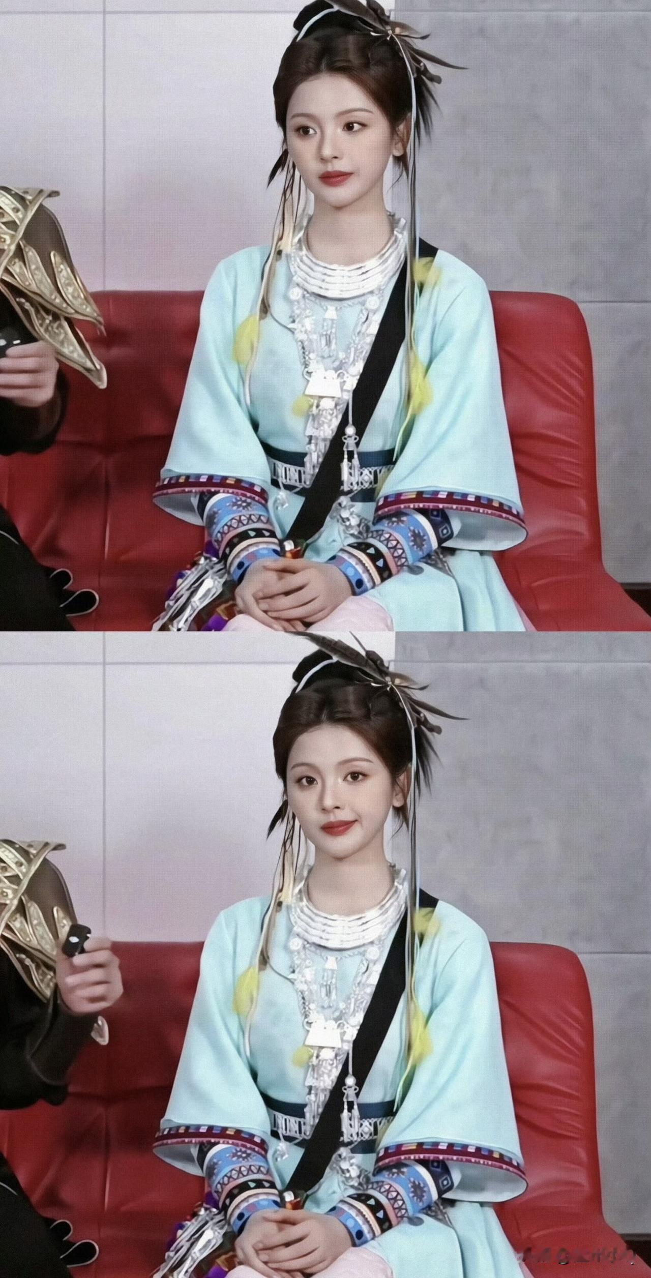 杨超越cos《仙剑奇侠传》里的阿奴，论可爱灵动程度，丝毫不逊色刘品言版的阿奴，水