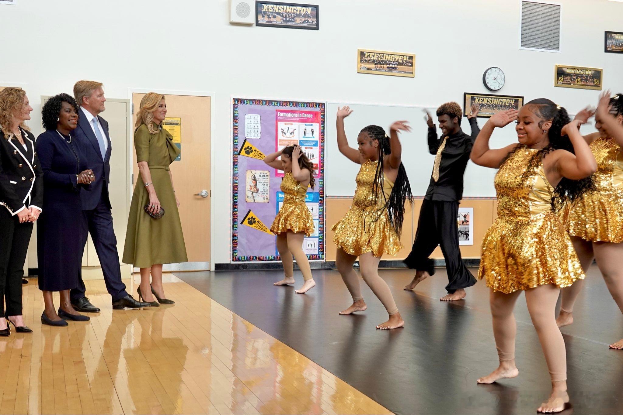 新闻2026.4.13荷兰国王夫妇工作访问美国Day1，会开启为期三天的经