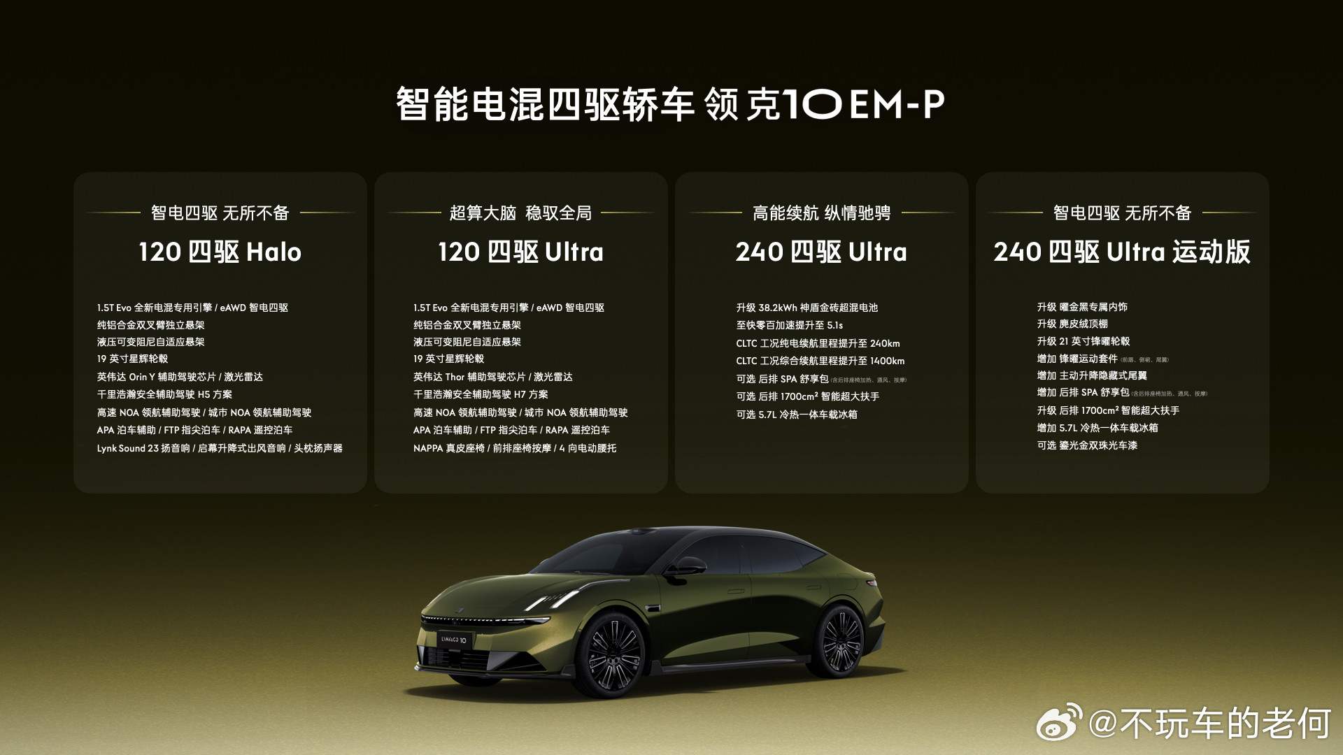 领克10EM-P最终价格出了，大家觉得怎么样？入门的120Halo，同样标配激
