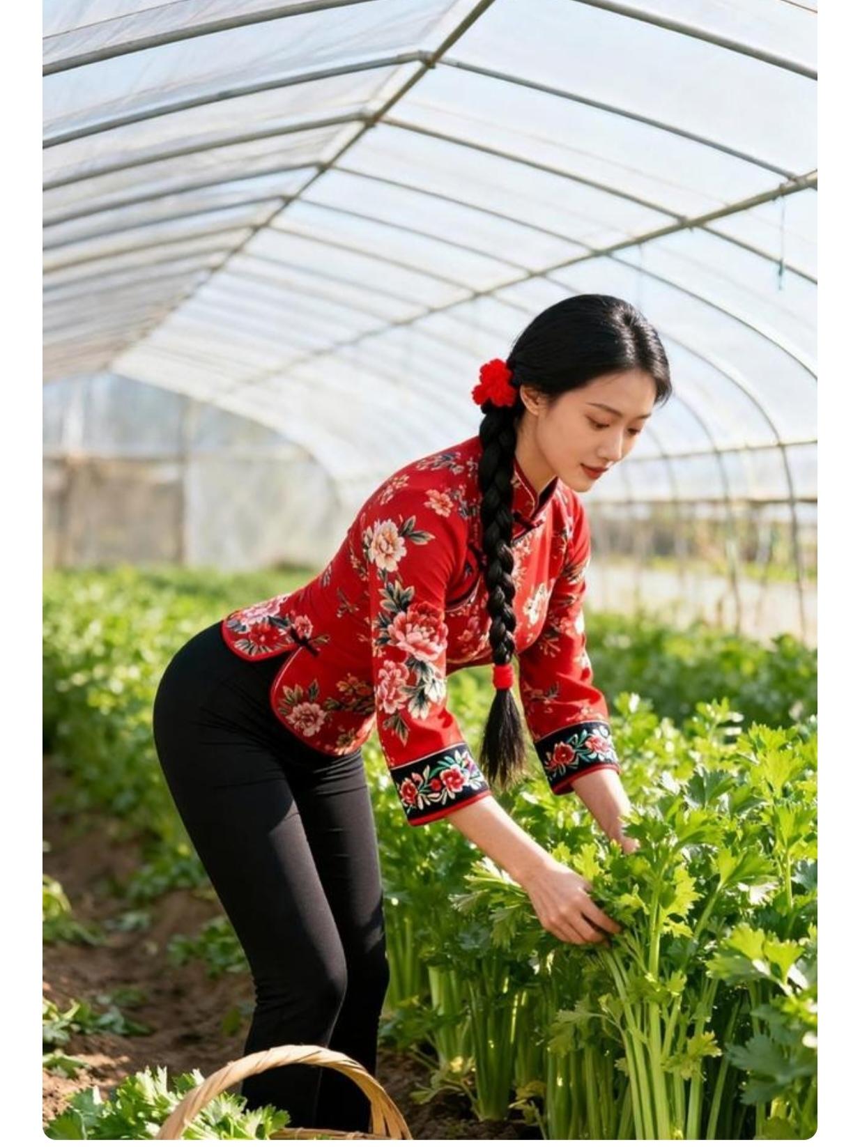 大棚种“芹菜”若想致富来得快；必须大棚种蔬菜；今年种的是芹菜；长的绿油又