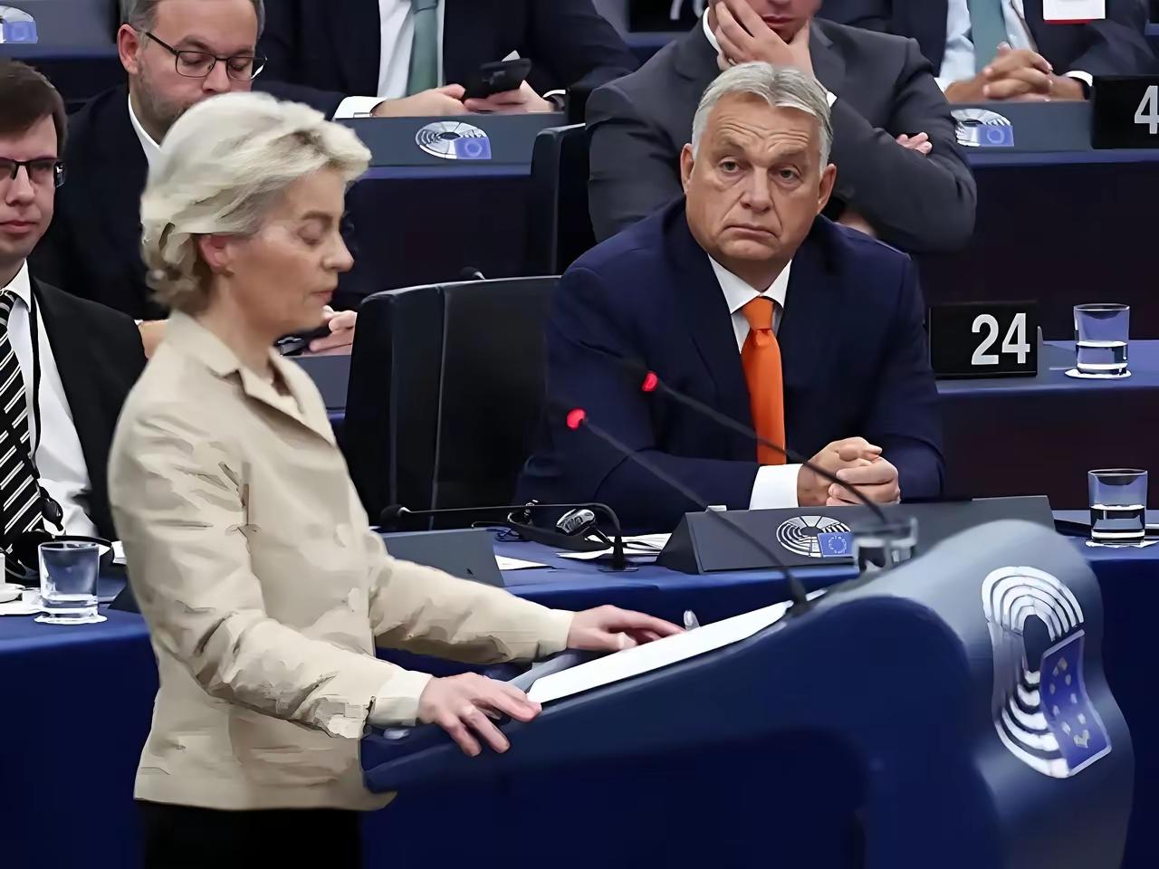 冯德莱恩无能，欧盟内讧加剧，快散架了。这是法国《世界报》发表的《一场离婚的终结》