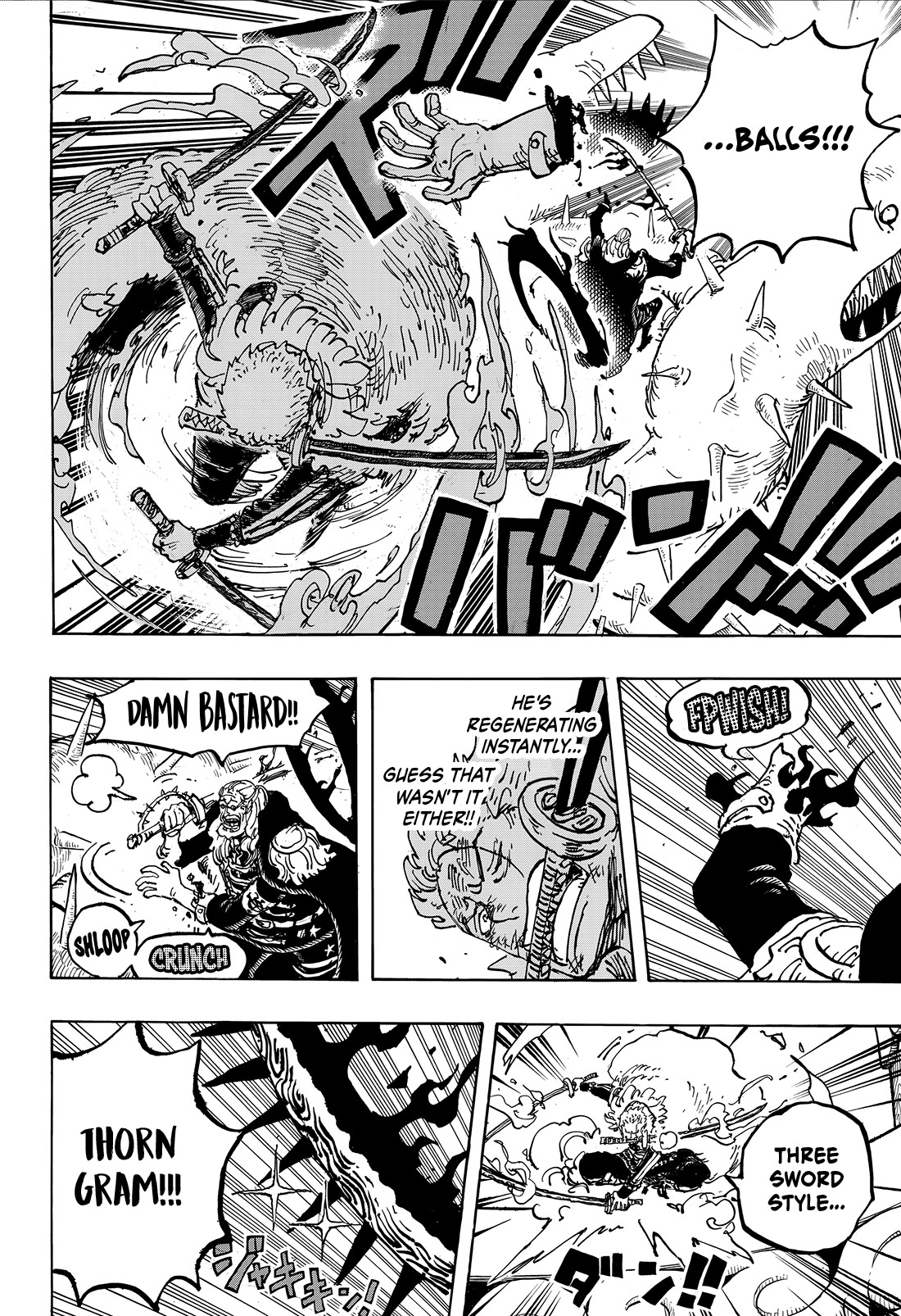 （英文版）海贼王1194话漫画高清全图（TCB版）。极清日语原文对照直译完整翻译