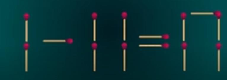 在火柴棒搭建的数字迷宫里，“1-11=1”这道等式正透着刺眼的矛盾—