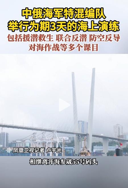 卢宇光这则新闻报道，说的不错。今天早上五点，双方的舰艇编队相继离开海参崴55