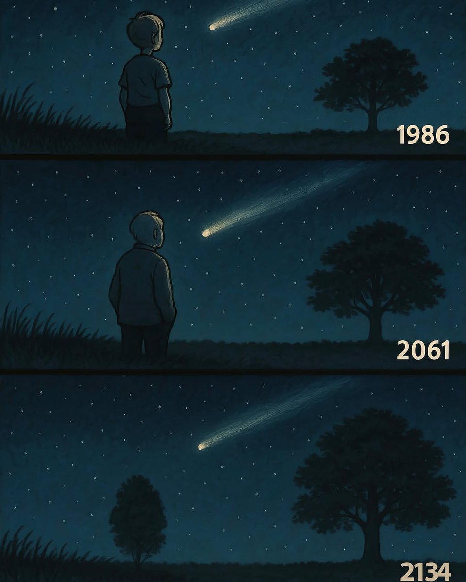 人多一生最多见过两次哈雷彗星​​​