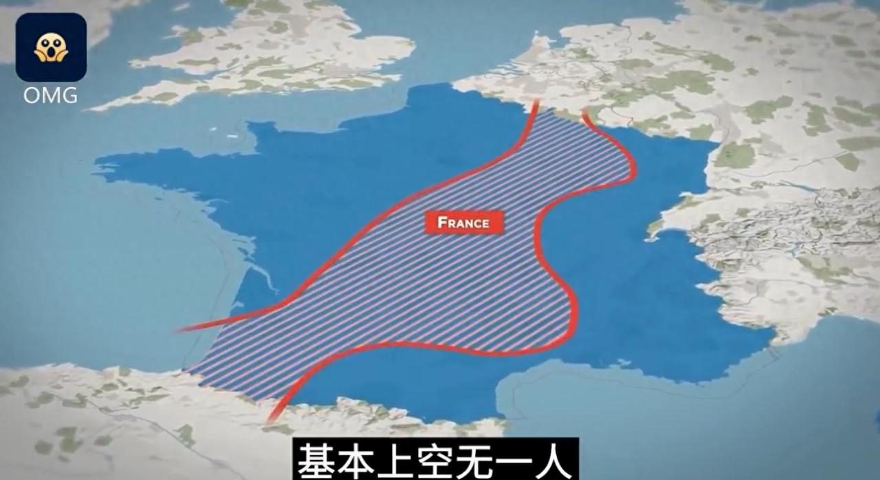 为啥法国三分之一地区几乎无人住？1000公里空白走廊，如何形成？提到法国，大
