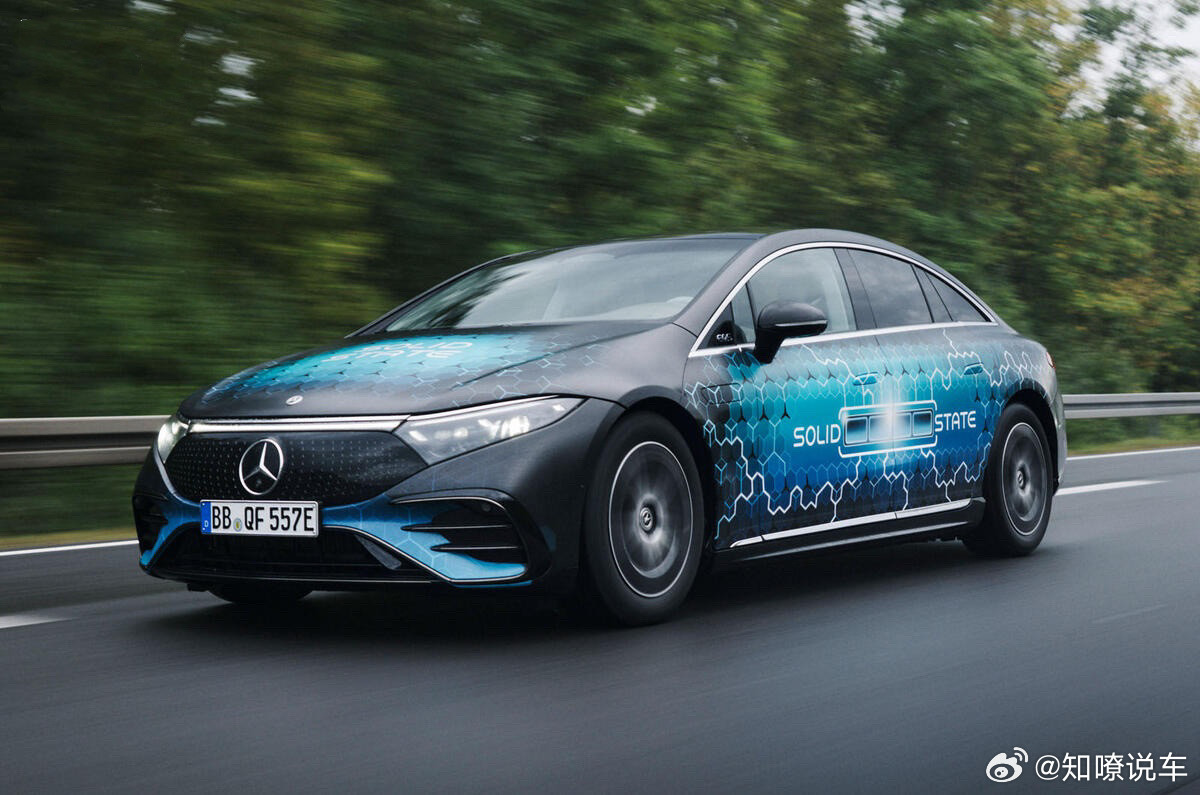 合资即将雄起？奔驰新电池实测续航超1200km，打脸国产新能源一辆电动车从德国慕