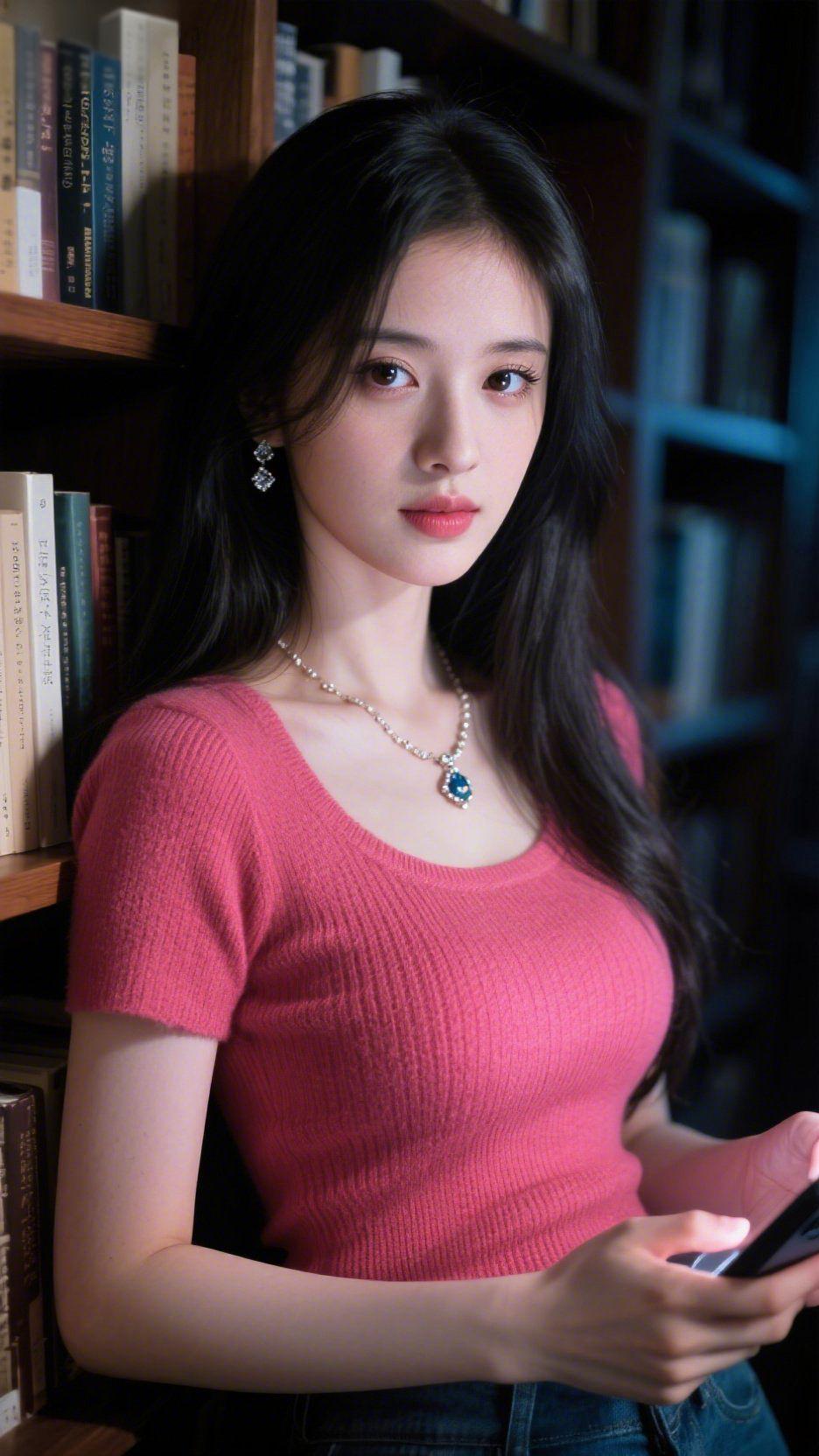 书隅的温柔暮色漫进书架的缝隙，指尖轻触屏幕的瞬间，周遭的喧嚣都成了背景。玫