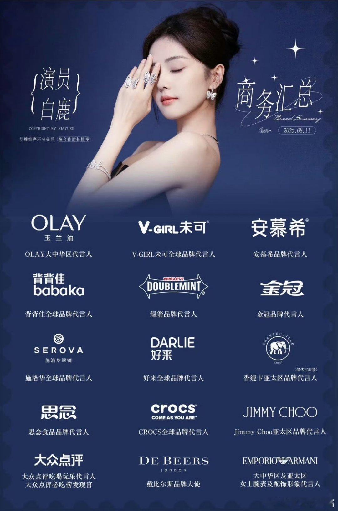 白鹿杨颖Angelababy代言极致反差
