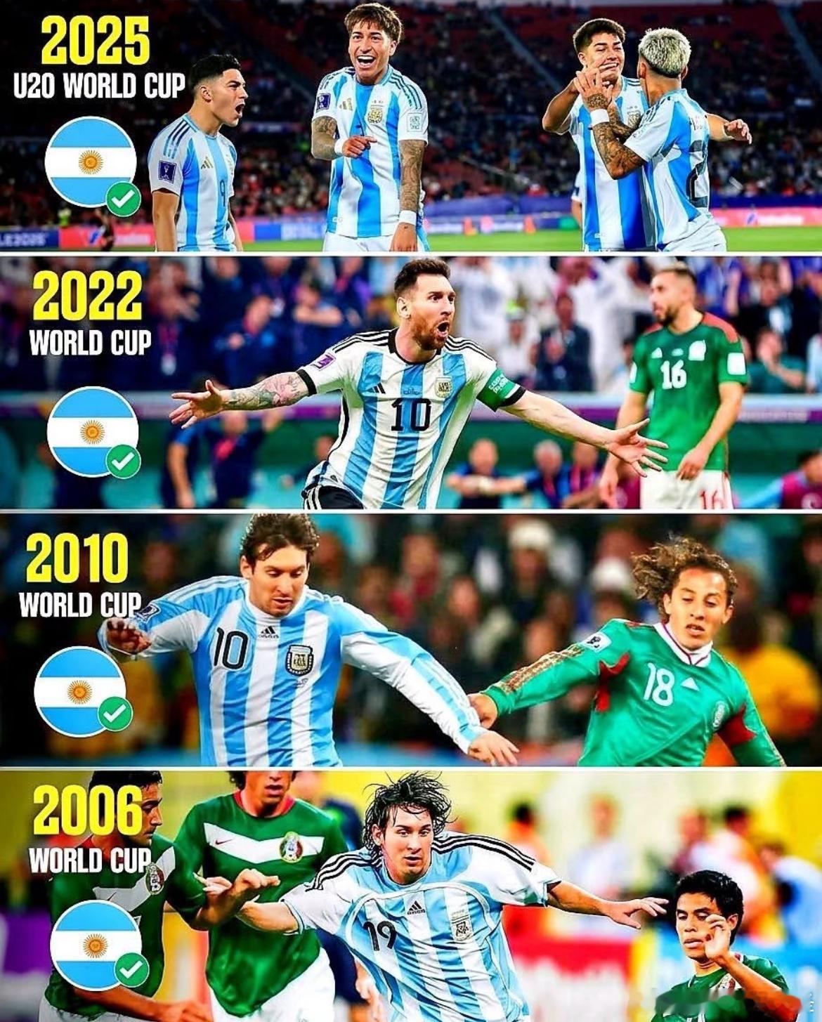 21世纪阿根廷对墨西哥全胜战绩ARGENTINA🆚MEXICO—一场难逢敌手的精彩对决！2025年