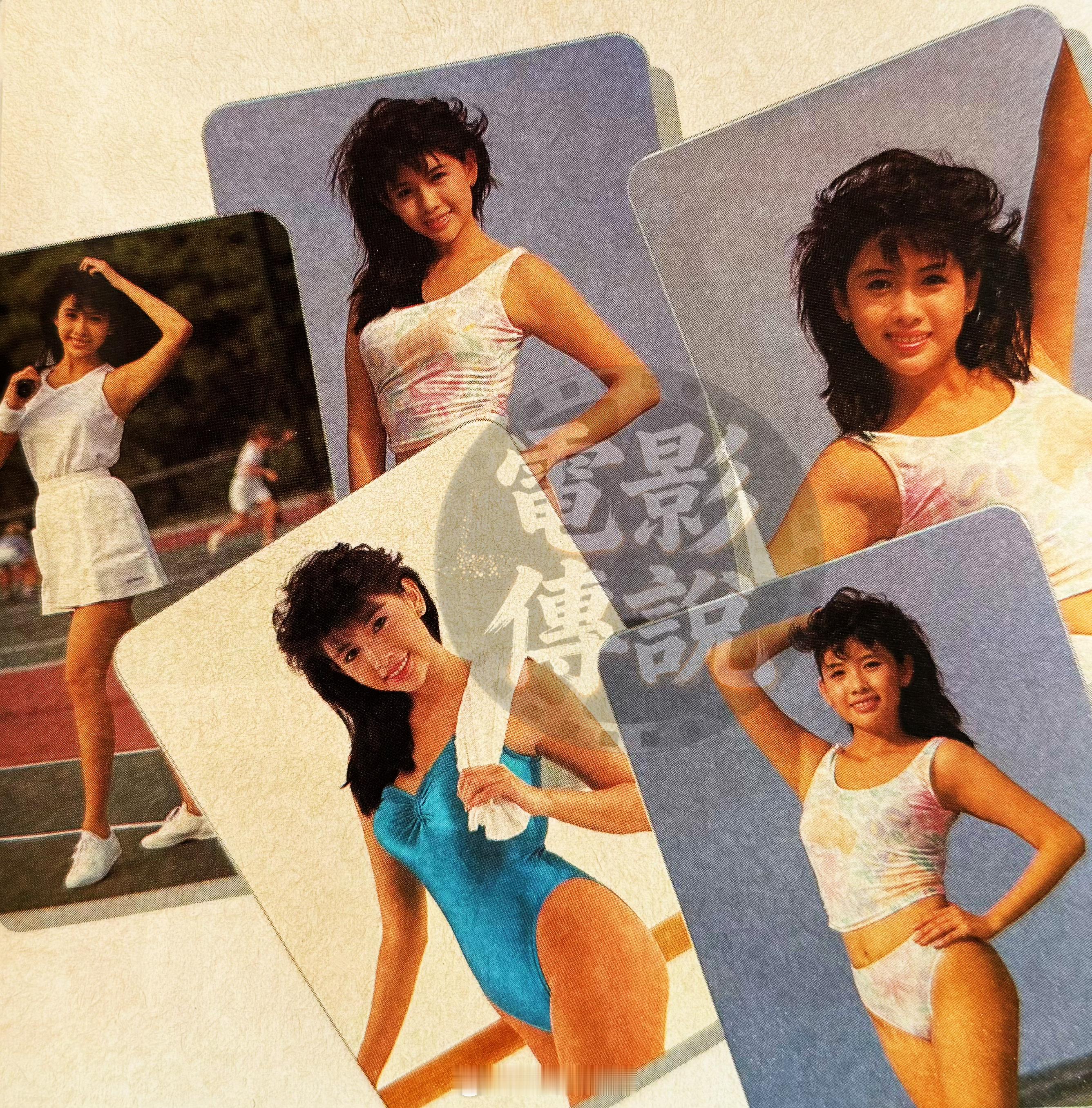 邱淑贞1988年，20岁的邱淑贞为某纤维饼代言的平面照片，这一年也是她正式