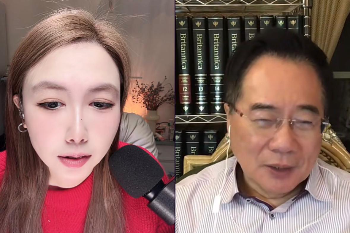 蔡正元今（14日）晚间现身抖音直播间，为定居上海的外甥女贝贝直播“赋能”。直播过