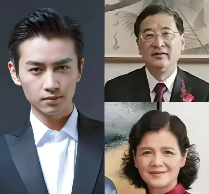 陈晓的颜值真的把父母的优点拿捏得死死的，一眼就能看出妈妈底子超绝，爹妈颜值都在线