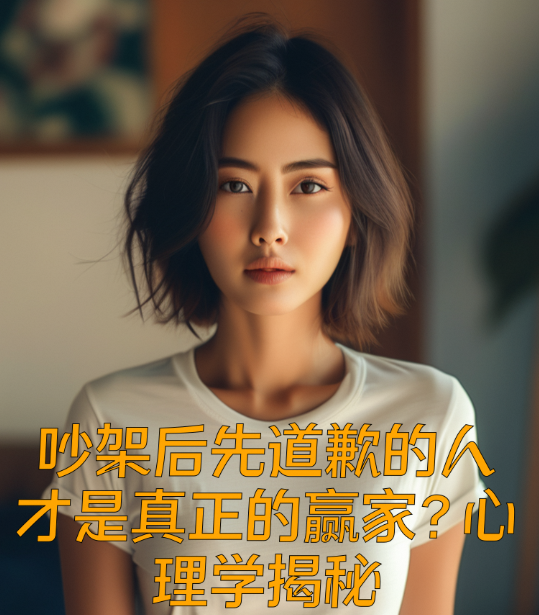 吵架后先道歉的人，才是真正的赢家？心理学揭秘