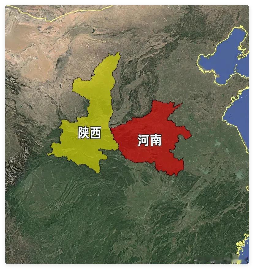 陕西比河南面积大，为啥河南人口接近一亿，而陕西只有三千多万？你有没有盯着中国地