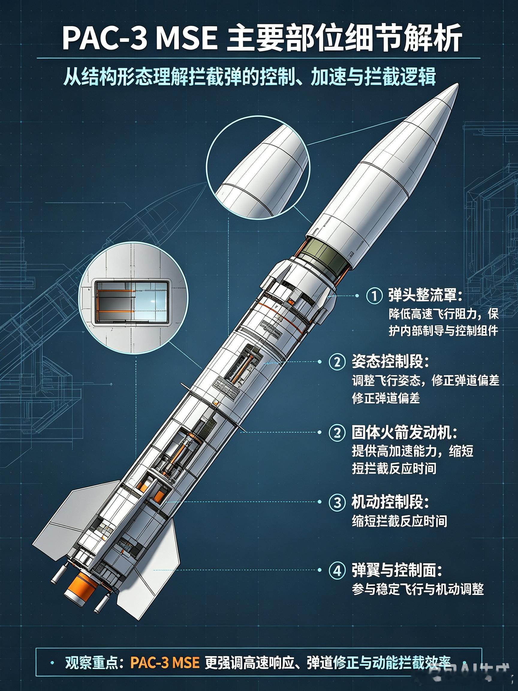 美军PAC-3MSE，爱国者家族的末段反导主力详解PAC-3MSE分段增强型