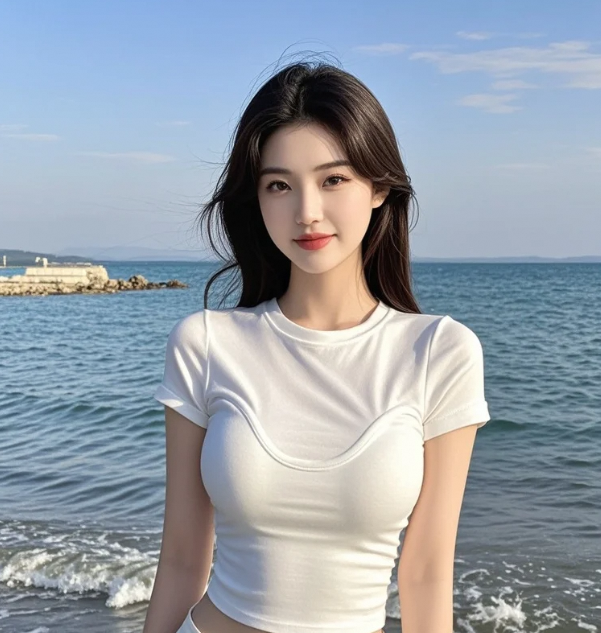 海风在她耳畔低语，是私藏的夏日情书