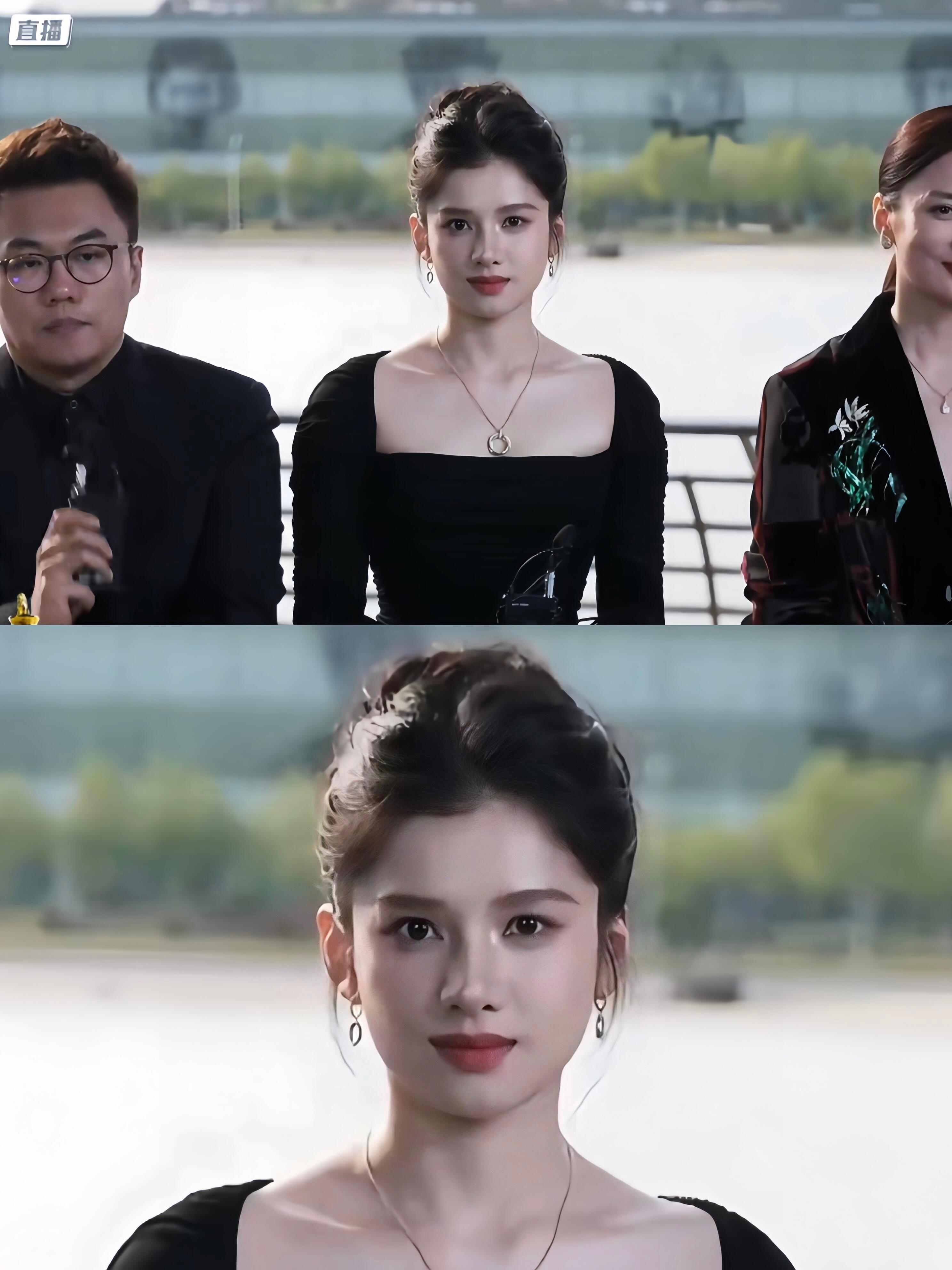 婧仪你…这可是央视直播啊！！公主的美貌随便一截就是精修的程度啊！！​​​