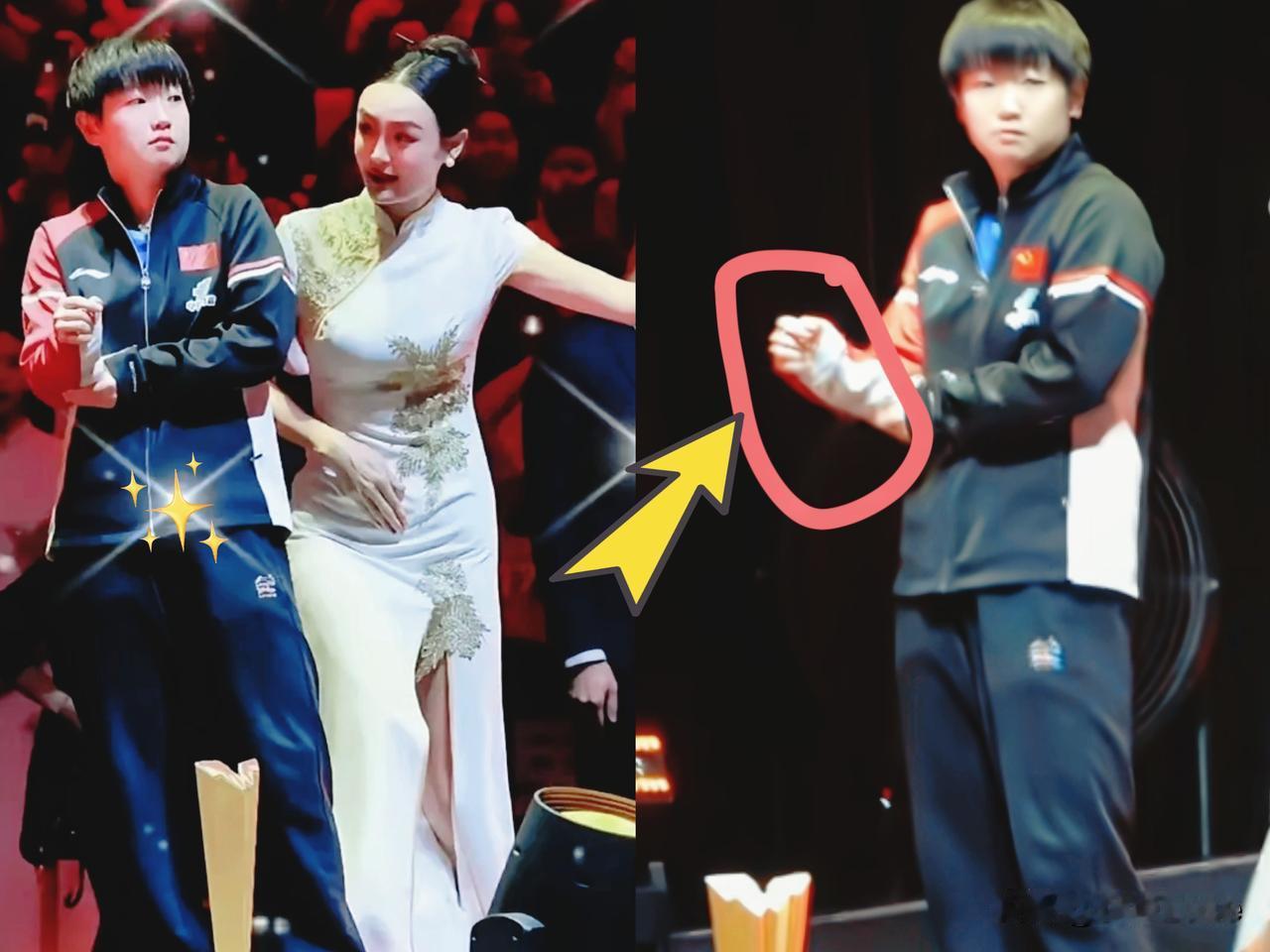 看到莎莎的表情，我心在滴血，大家发现莎莎为什么得亚军吗？你们仔细看