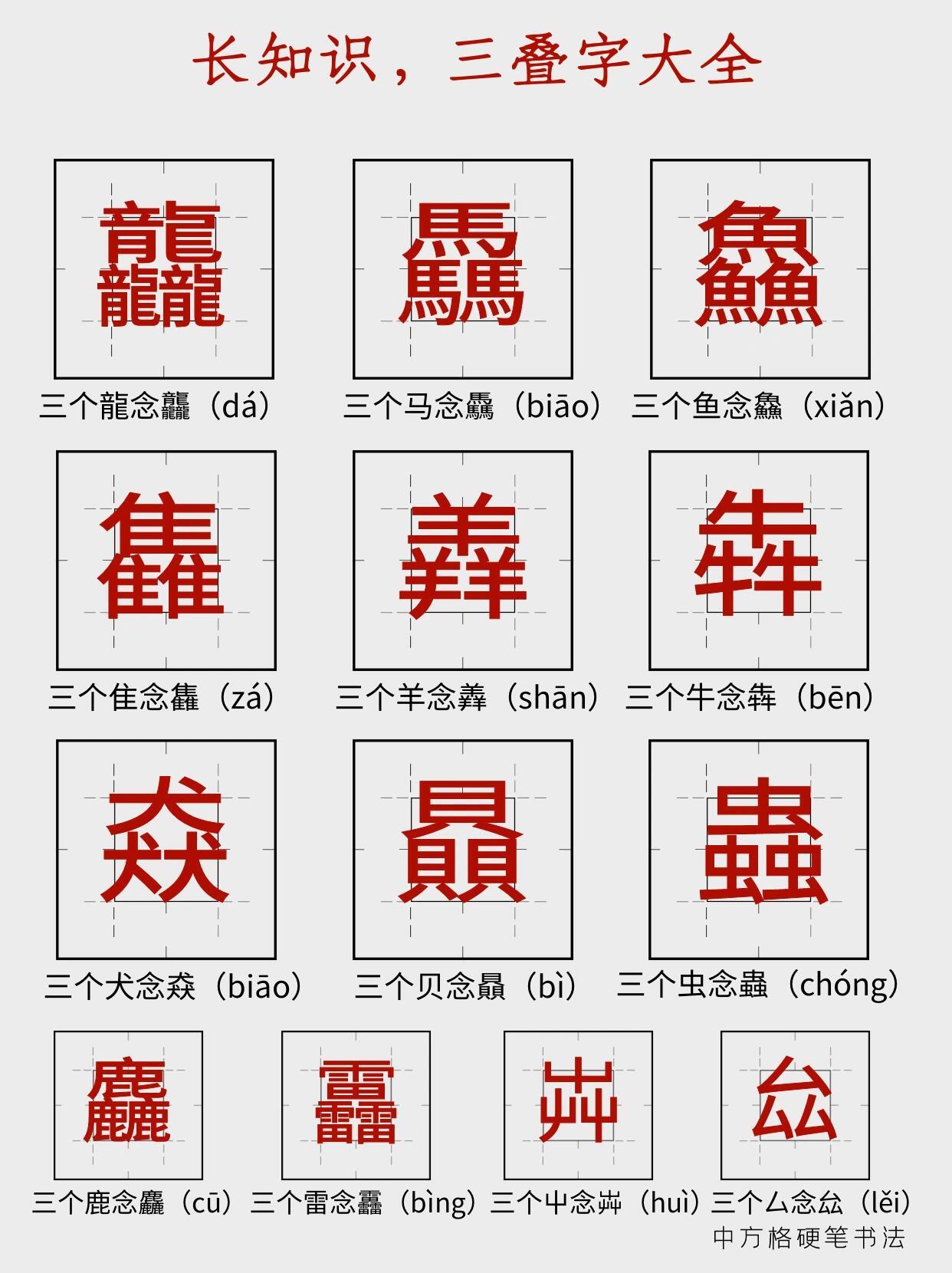 99%你都念不出来，最全三叠字，快来长知识