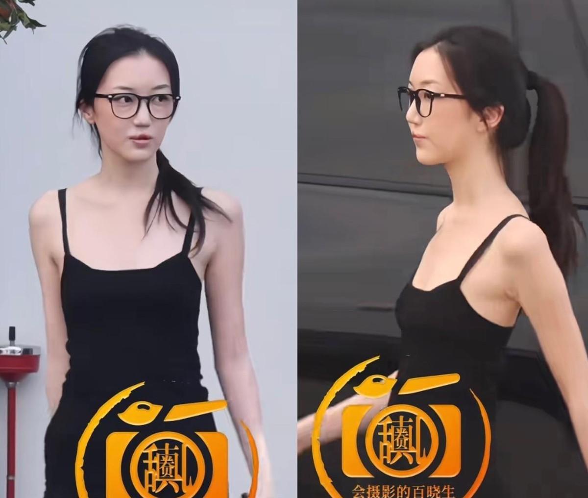 李嫣最新视频曝光，这姑娘真是把王菲的基因刻进骨头里了。视频里她穿件简单黑T恤，走