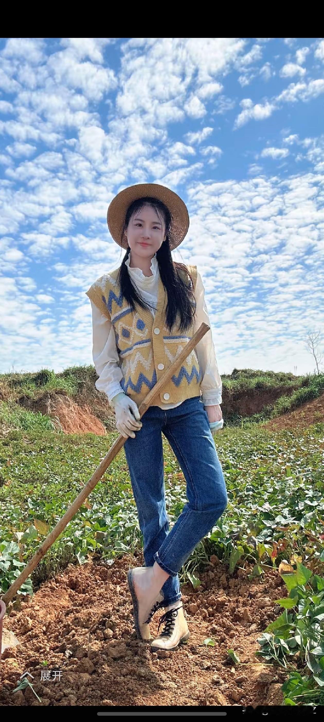 田园风光，接地气，景美人更美