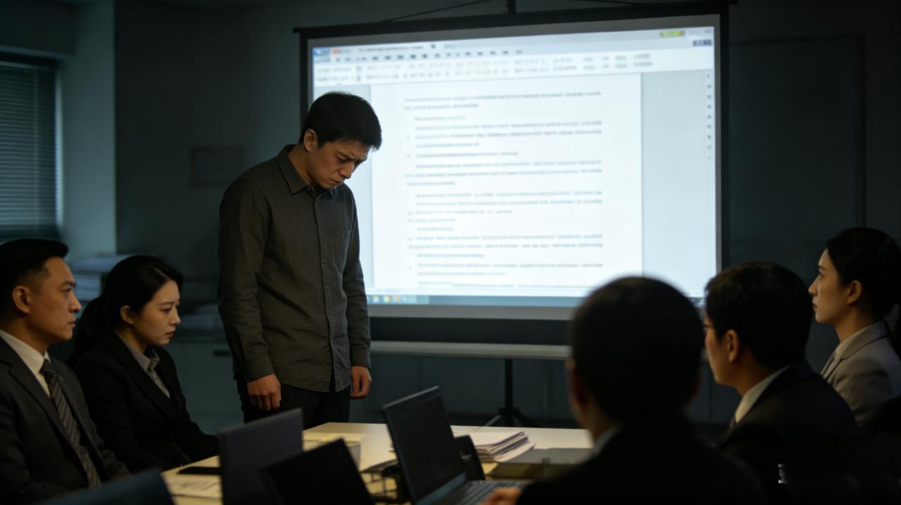 小张熬了三个通宵做方案，汇报时被领导批得一文不值。老同事把他拉到一边：“你错在太