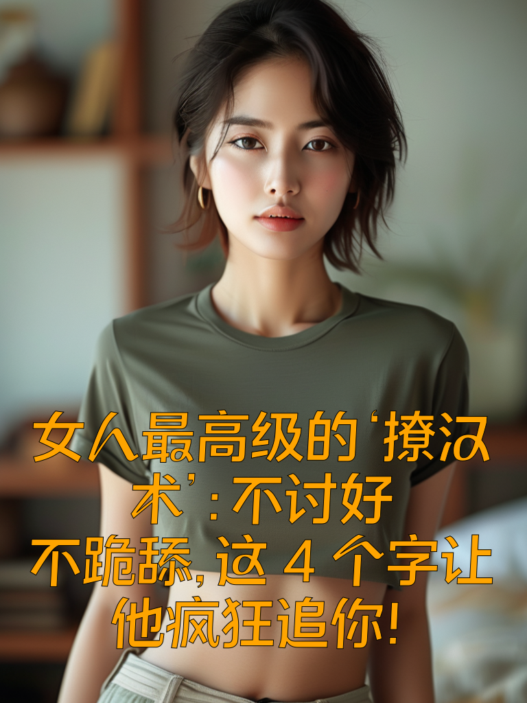 女人最高级的‘撩汉术’：不讨好、不跪舔，这4个字让他疯狂追你！