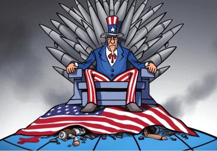 美国的衰落是全方位的。经常有人说，现在的美国总统说话办事就跟开玩笑一样，跟几十年