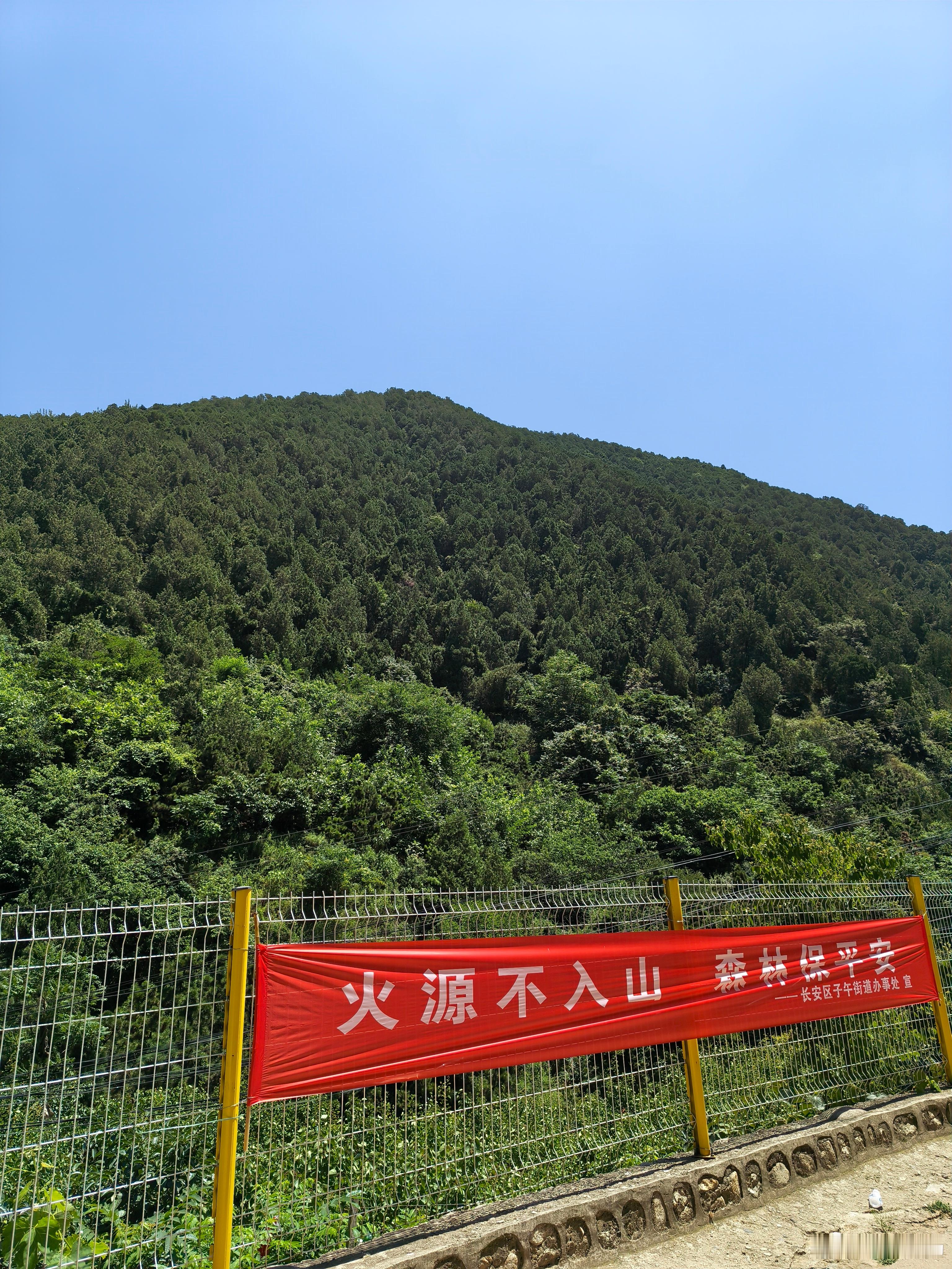 今天西安太热了，进入秦岭里面避暑