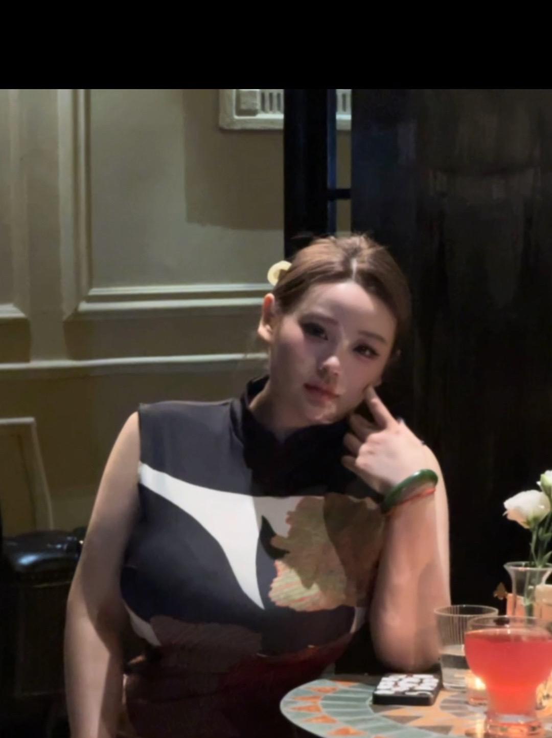 160斤 loungedress 旗袍ootd 六一 大码女装
