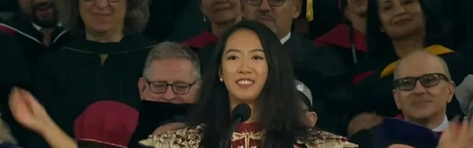 哈佛惹祸精挑中国妹子演讲你绝对想不到！在中美关系剑拔弩张